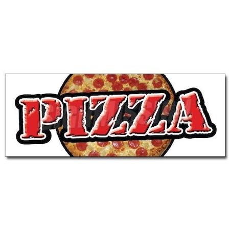 Signmission 12in PIZZA DECAL sticker shop place fresh hot slice pizzeria restaurant food, D-12 Pizza D-12 Pizza